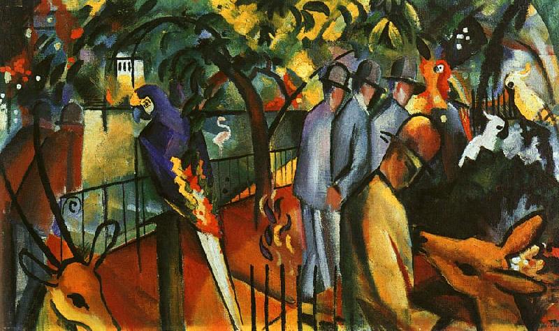 August Macke Zoological Garden I oil painting picture
